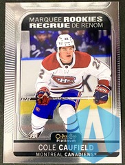 2021-22 O-Pee-Chee Platinum Marquee Rookies #201 Cole Caufield Montreal Canadiens